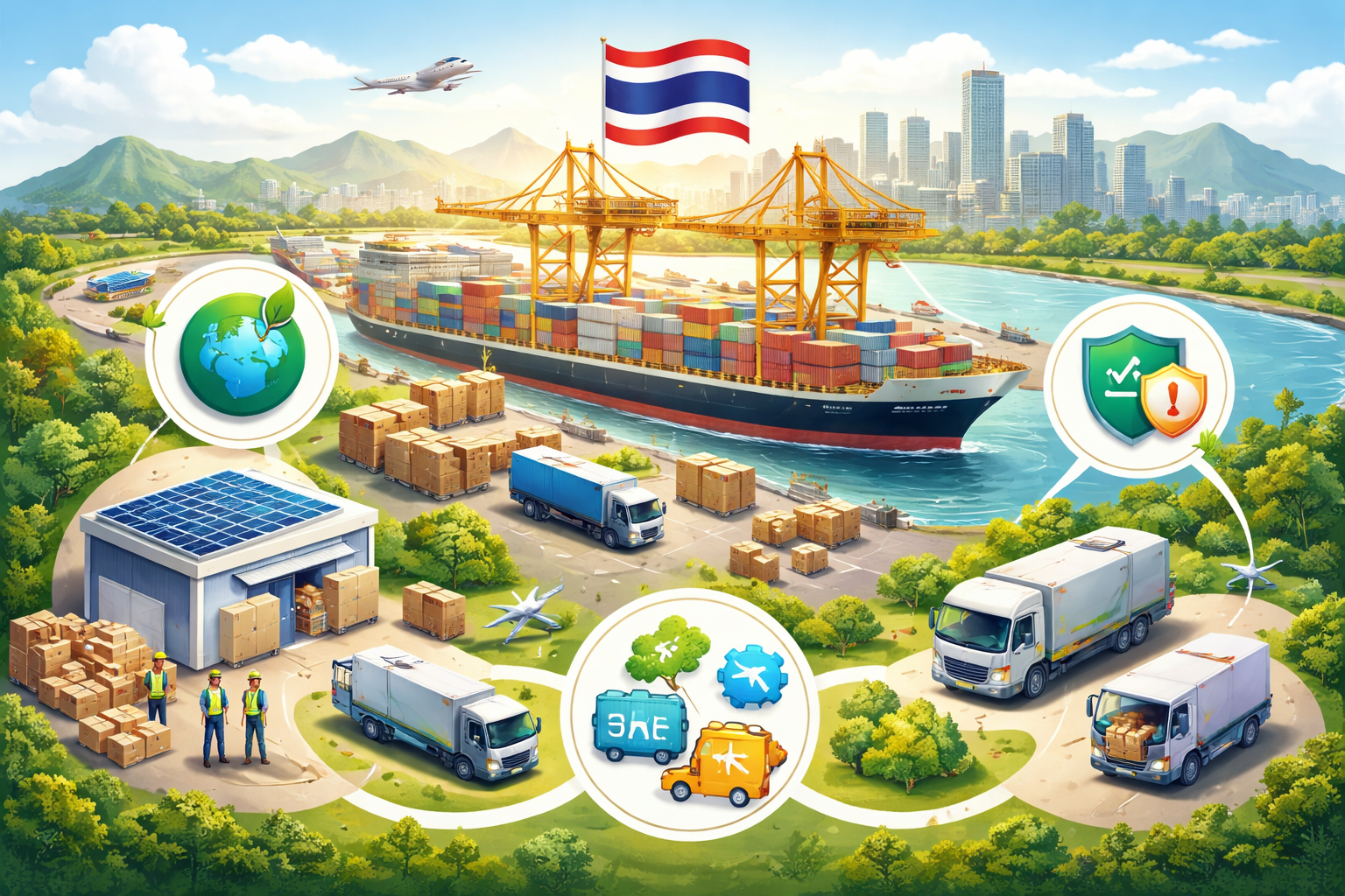 การเปลี่ยนผ่านสู่ดิจิทัล: บริษัทโลจิสติกส์ไทยตามให้ทันการค้าโลกอย่างไร