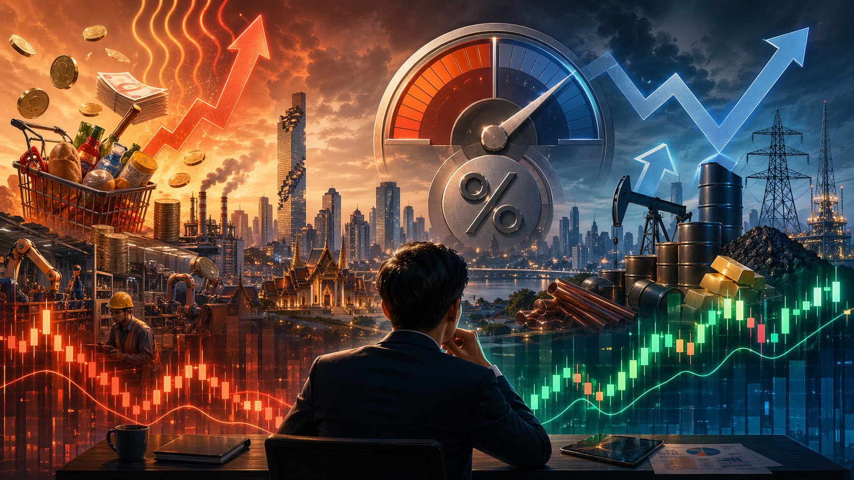 วิธีที่เงินเฟ้อและอัตราดอกเบี้ยส่งผลต่อการตลาดหุ้นในประเทศไทย