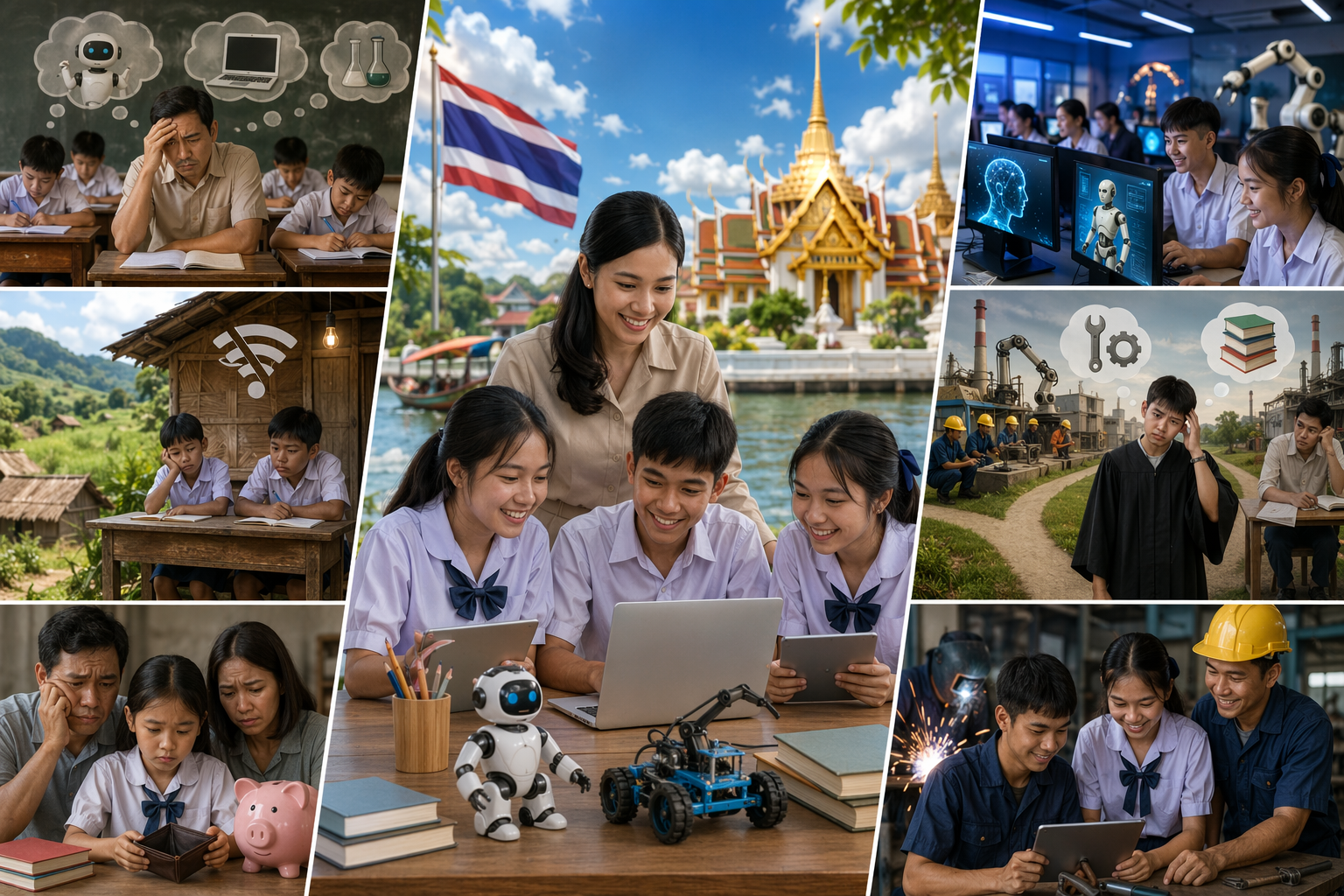 การเผชิญกับความท้าทายในด้านการพัฒนาทรัพยากรมนุษย์ในภาคการศึกษาของประเทศไทย